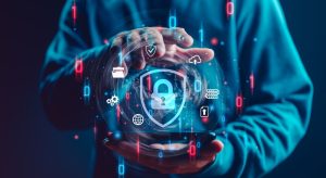Cybersecurity,And,Privacy,Concepts,To,Protect,Data.,Lock,Icon,And