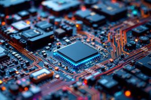 Computer,Parts,Close,Up.,Computer,Chip.,Technology